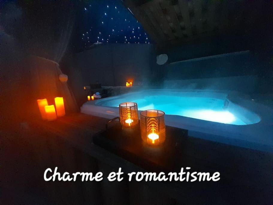 L'Antre Deux Pierres, Romantisme, Jacuzzi Exterieur, Plateau Dinatoire Bouyon Exterior photo